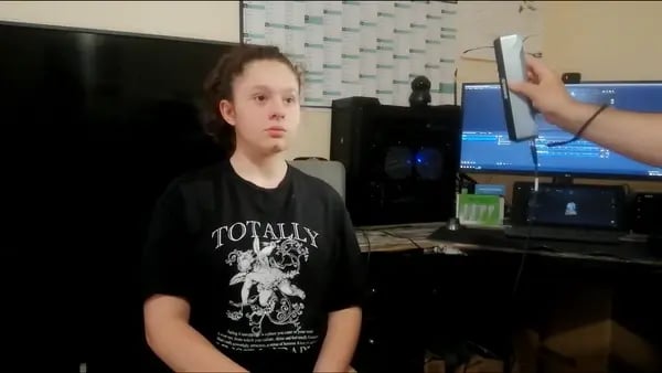 3D scanning of the human body for creating metahuman